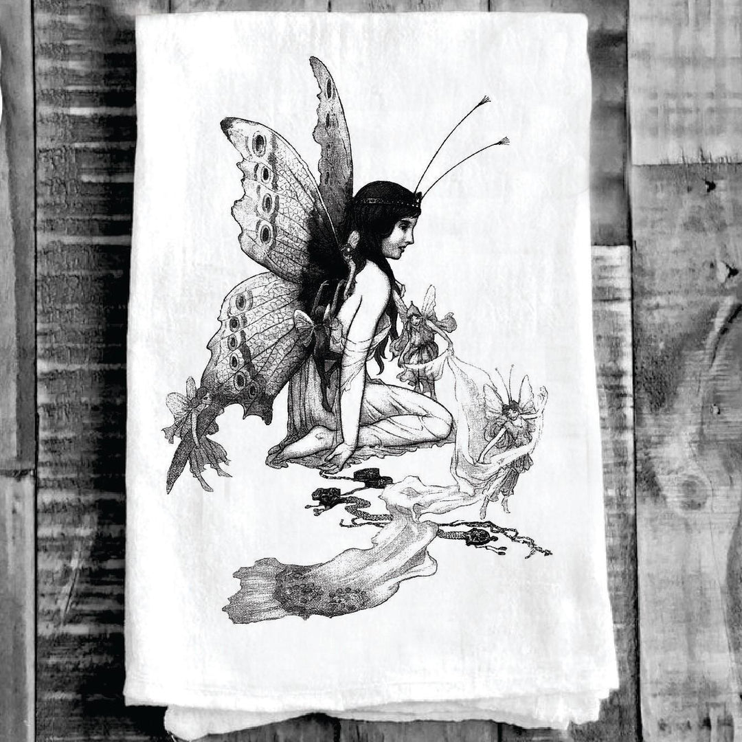 Cotton Tea Towel - Fairy