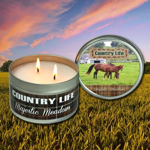Country Life Soy Candle | Majestic Meadows