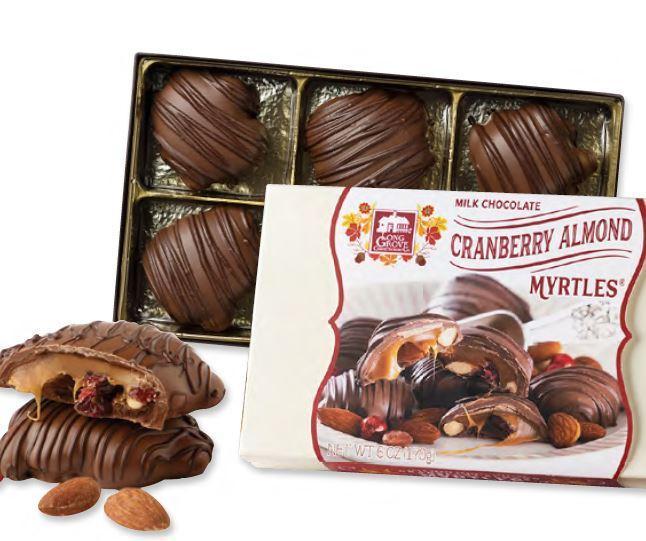 Cranberry Chocolate Almond Myrtles Box