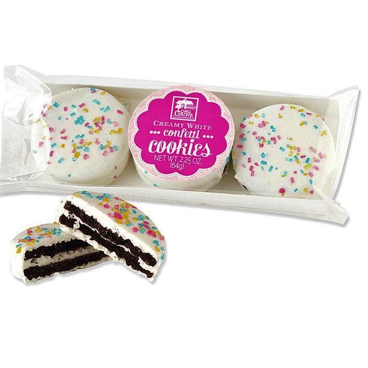 Creamy White Spring Confetti Cookie Trio