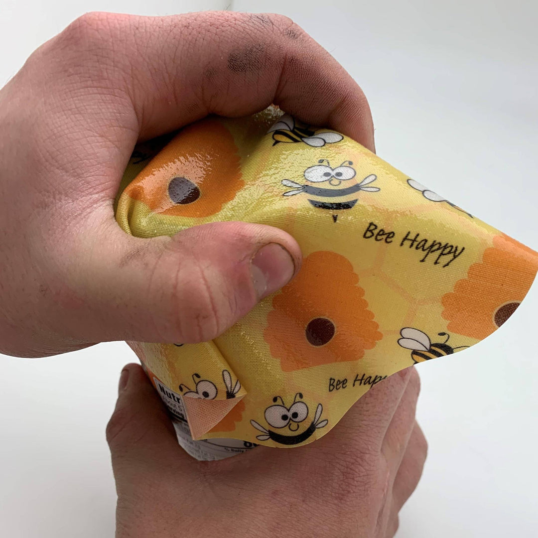 Decorative Silicone Jar Opener Bee Happy