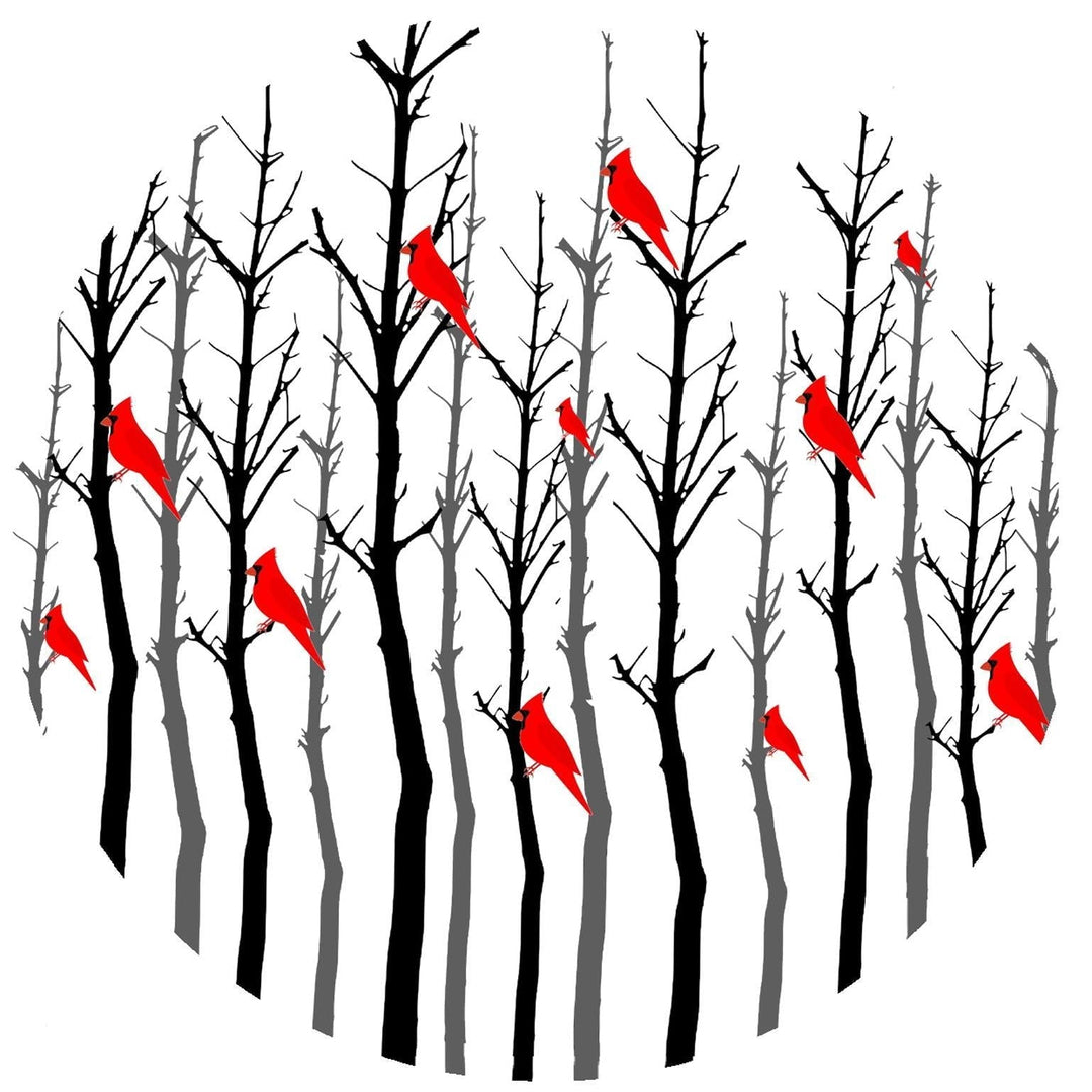 Decorative Silicone Jar Opener Cardinal Forest