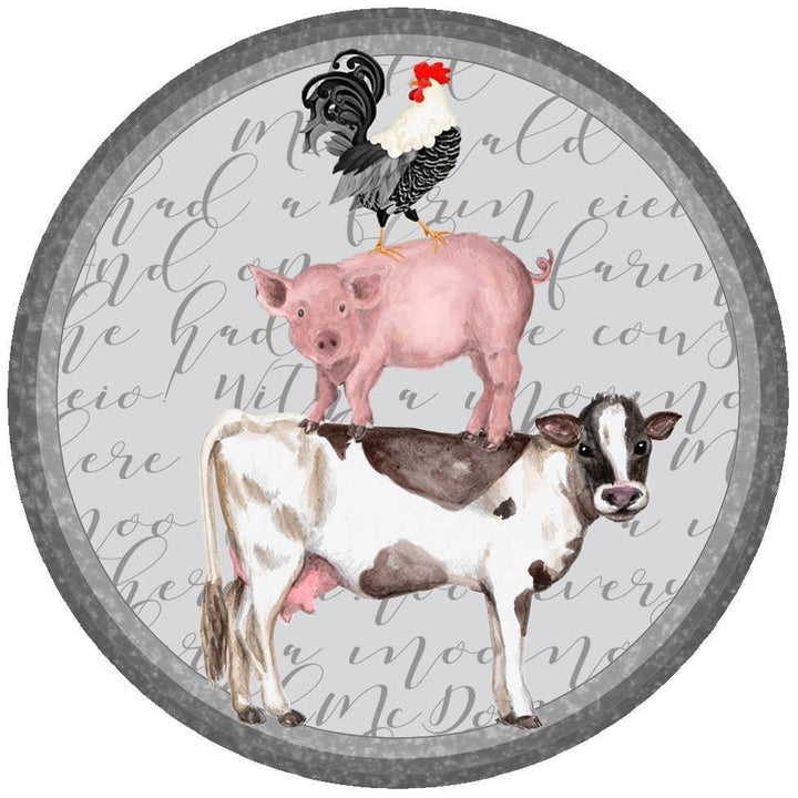 Decorative Silicone Jar Opener Farm Stack