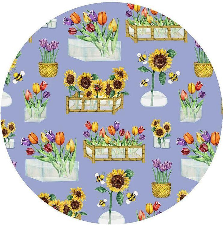 Decorative Silicone Jar Opener Flower Garden