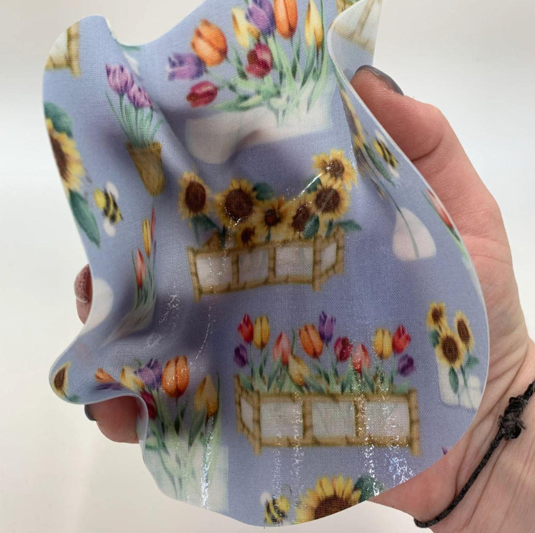 Decorative Silicone Jar Opener Flower Garden