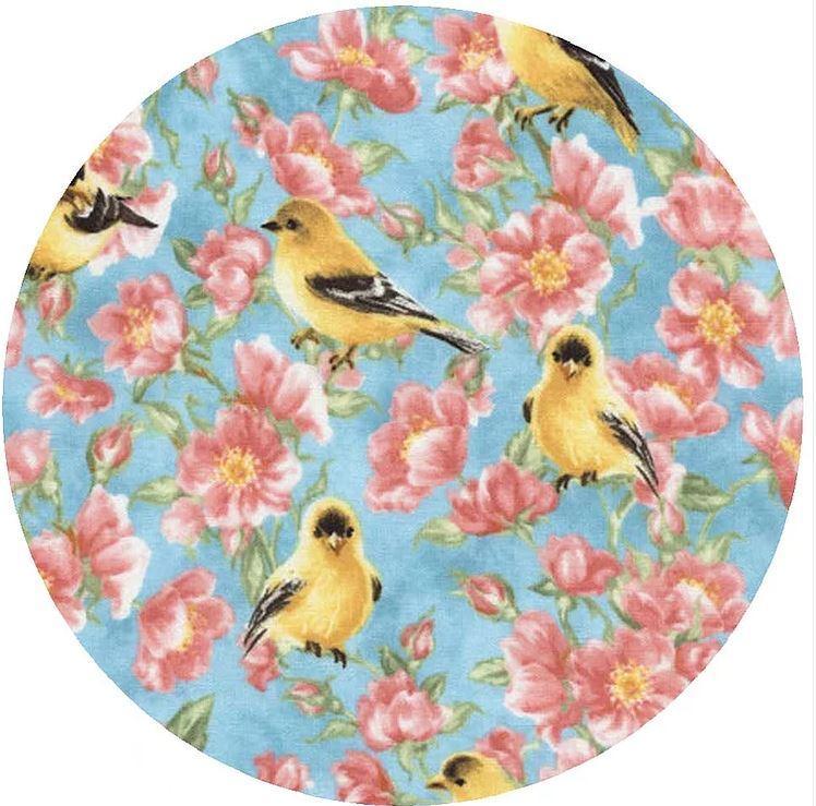 Decorative Silicone Jar Opener Gold Finch Garden