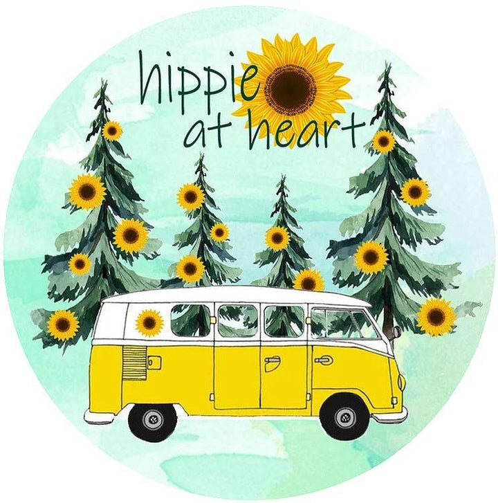 Decorative Silicone Jar Opener Hippie at Heart