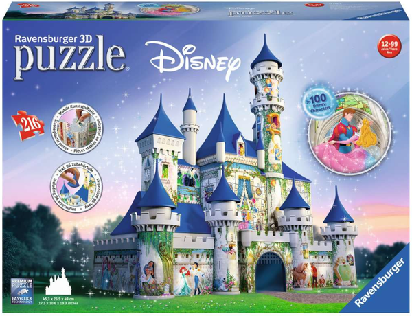 Ravensburger 3D Jigsaw Puzzle  Disney Frozen II Castle - Golden Gait  Mercantile