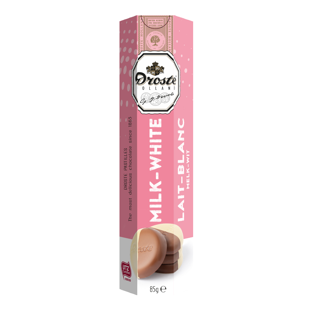 Droste Milk-White Chocolate Pastilles