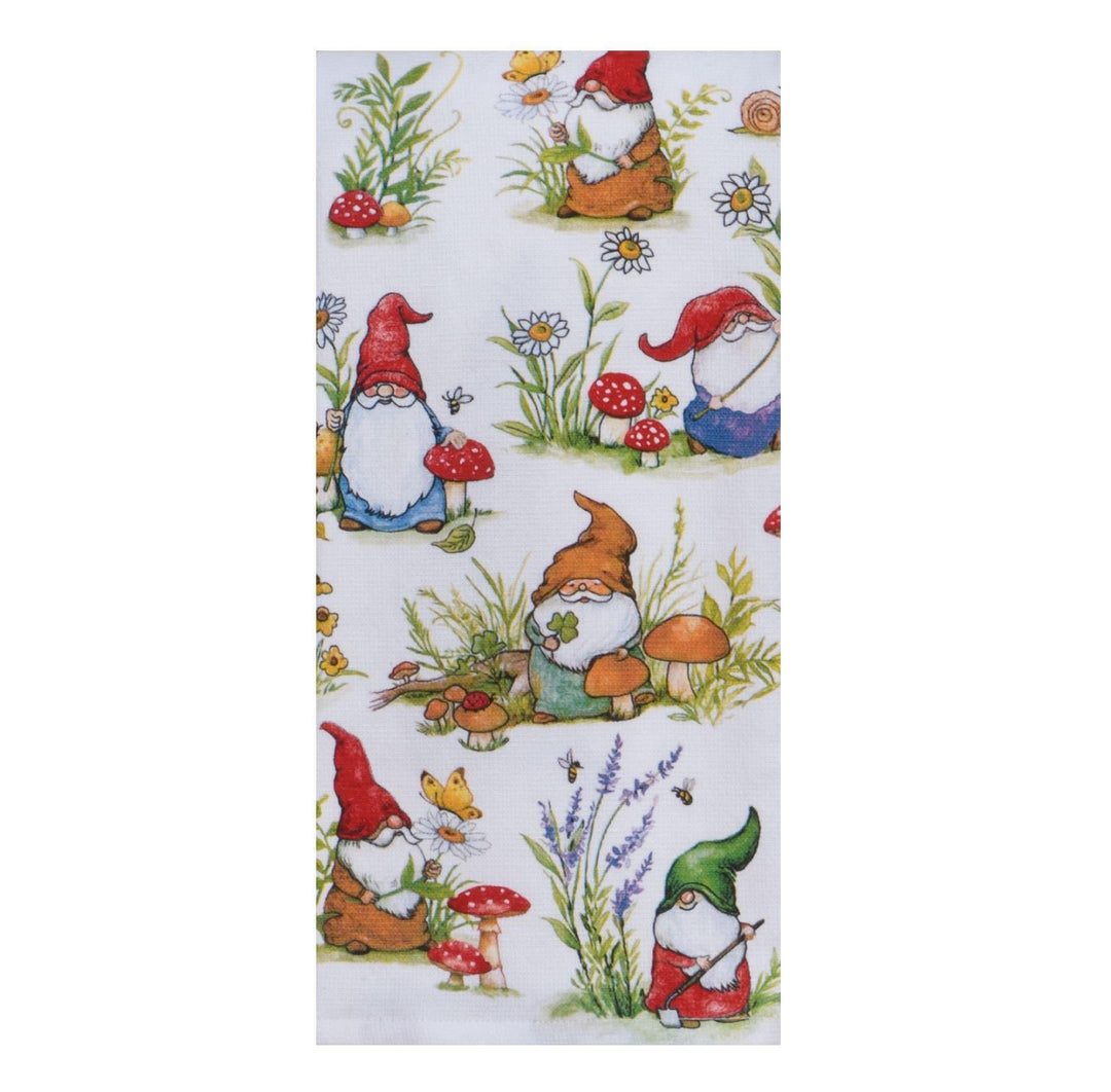Dual Purpose Terry Towel | Garden Gnomes
