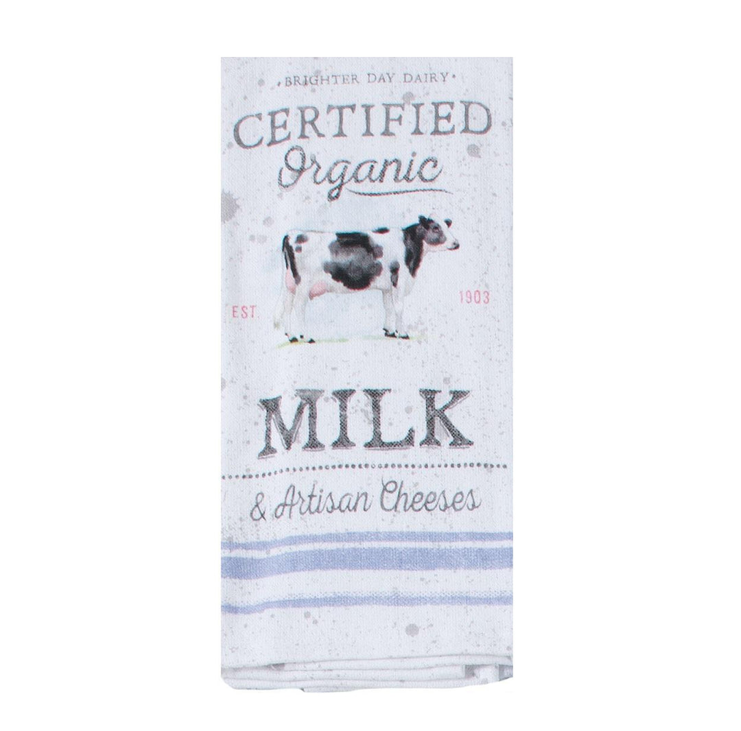 Dual Purpose Terry Towel | Organic Milk