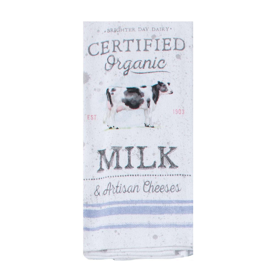 Dual Purpose Terry Towel | Organic Milk