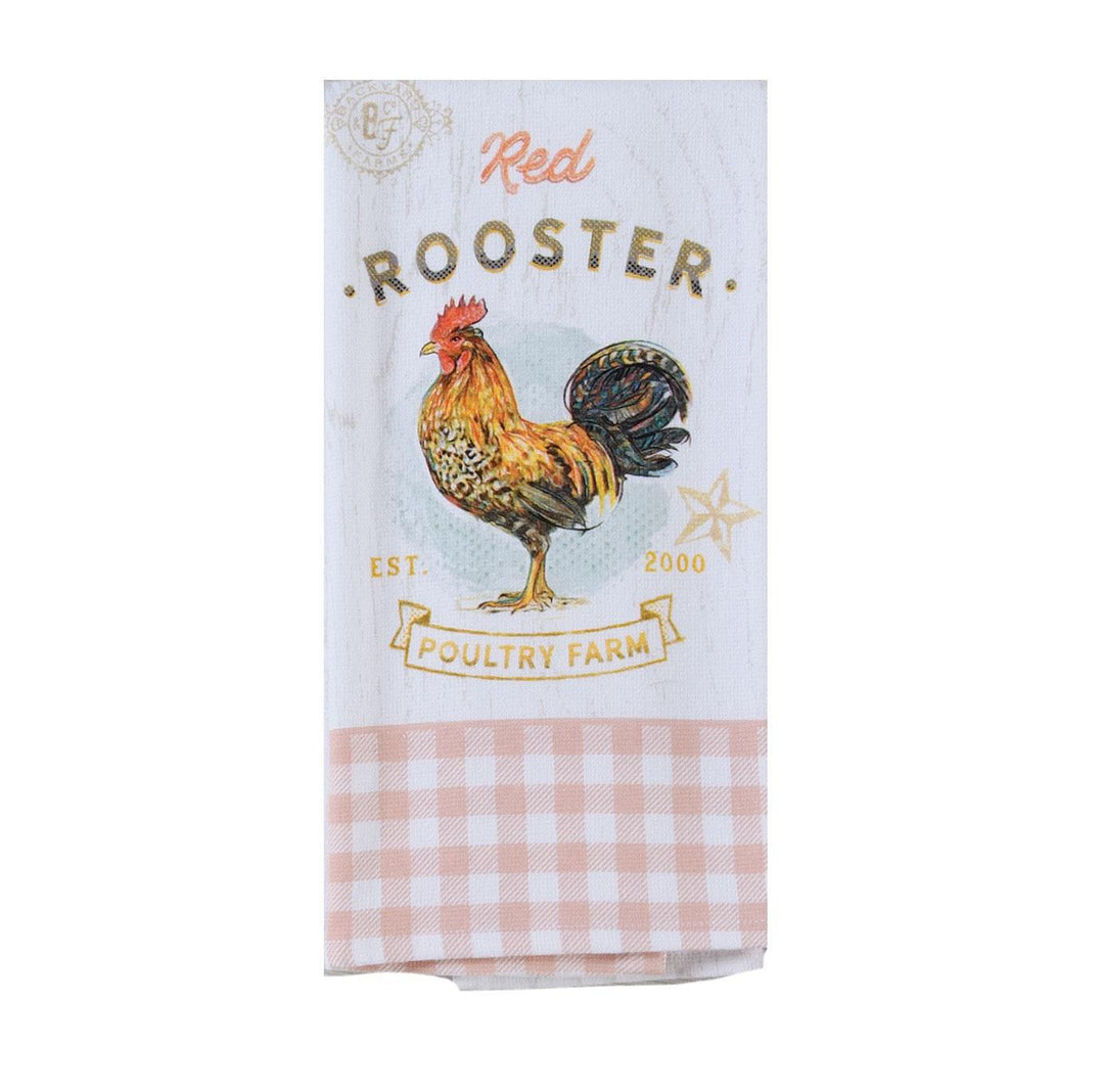 Dual Purpose Terry Towel | Red Rooster