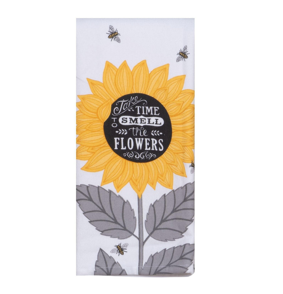 Dual Purpose Terry Towel | Smell the Flowers