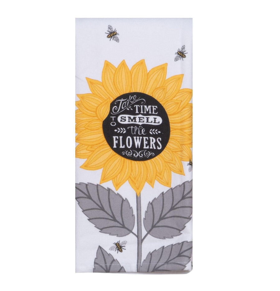Dual Purpose Terry Towel | Smell the Flowers
