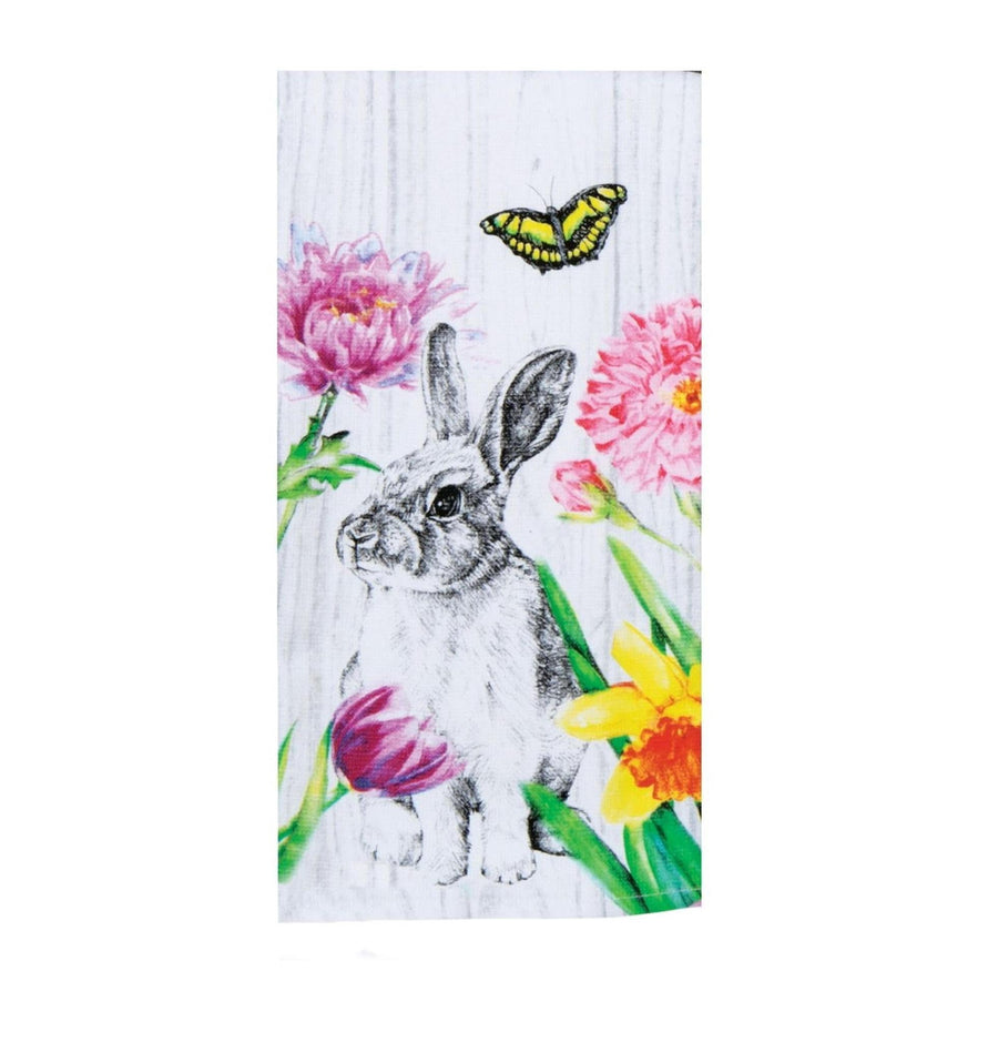 Dual Purpose Terry Towel | Spring Bunny