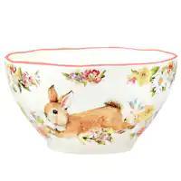 Easter Garden Bunny Deep Bowl