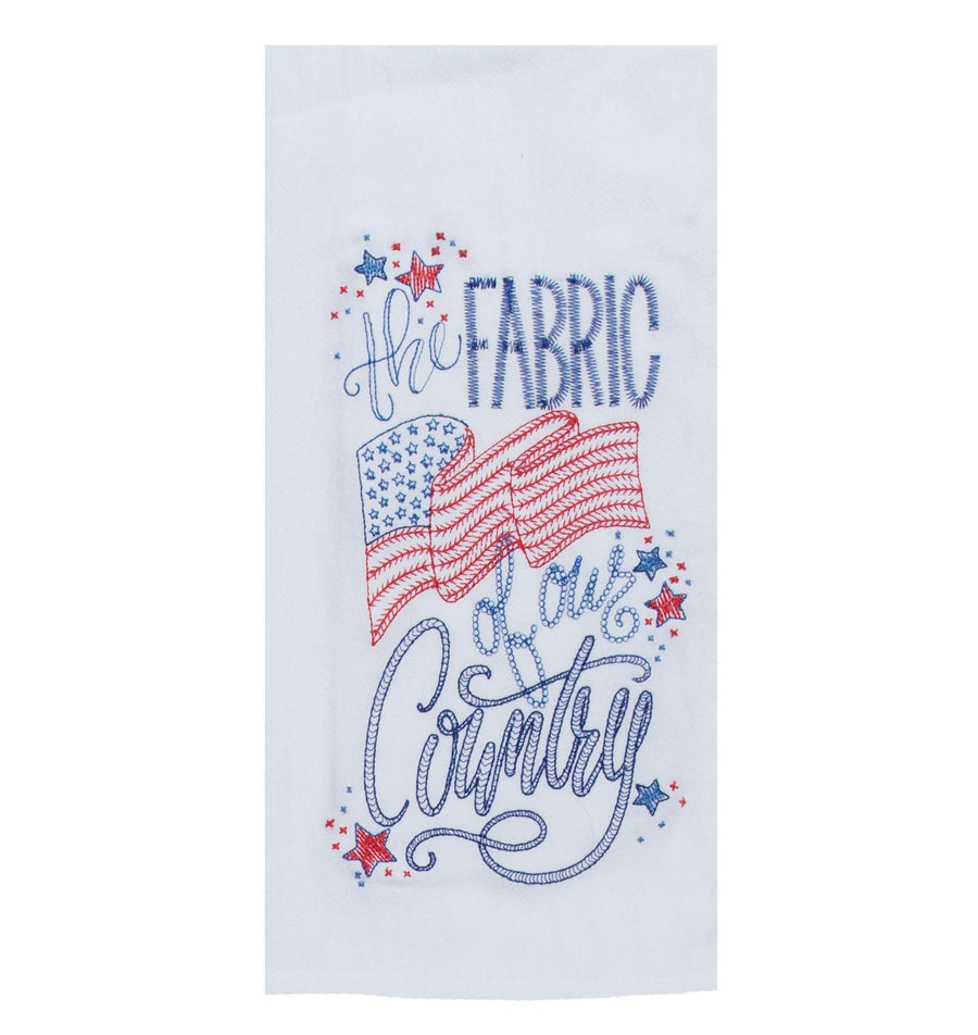 Embroidered Flour Sack Towel | The Fabric of Our Country