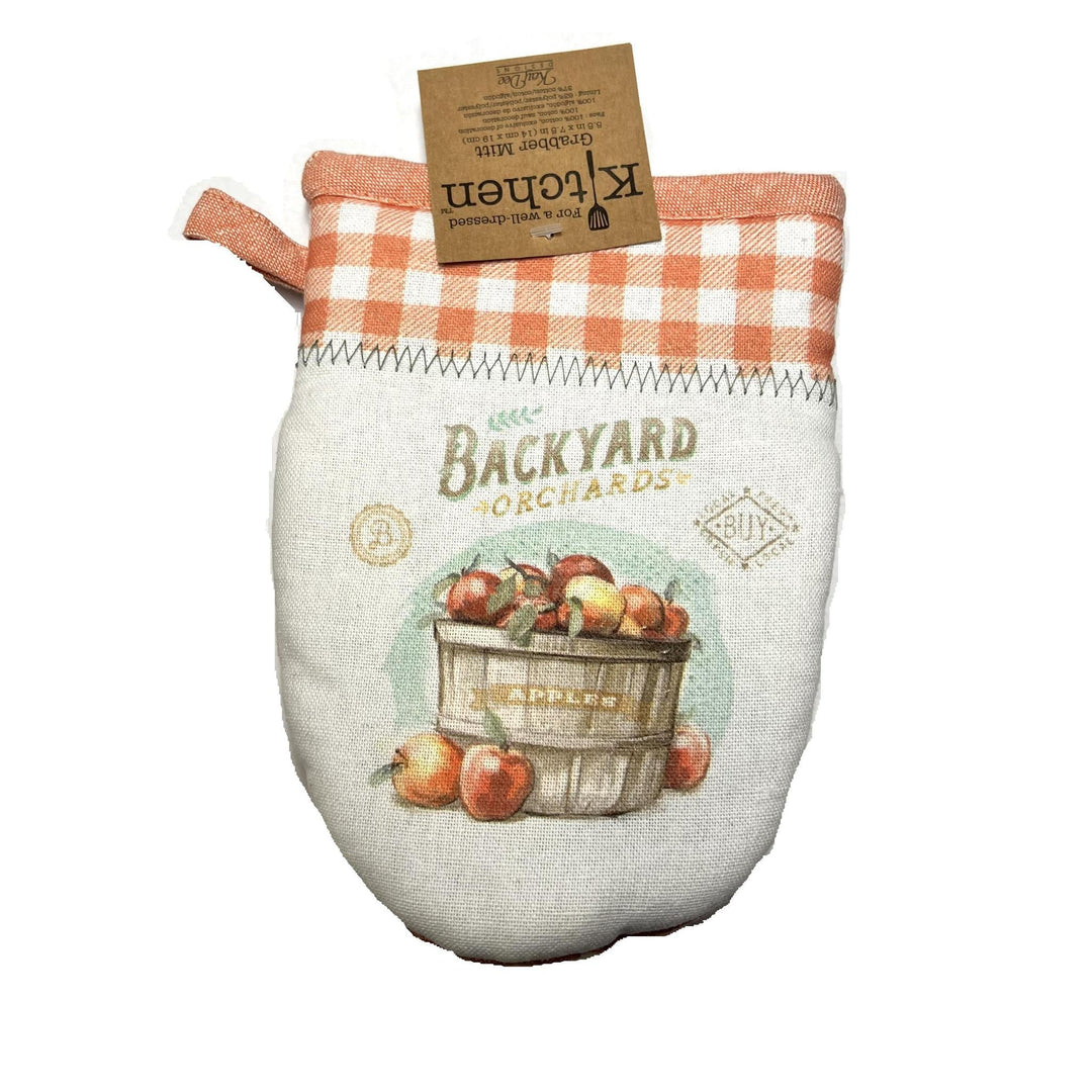 Embroidered Grabber Mitt | Backyard Orchards