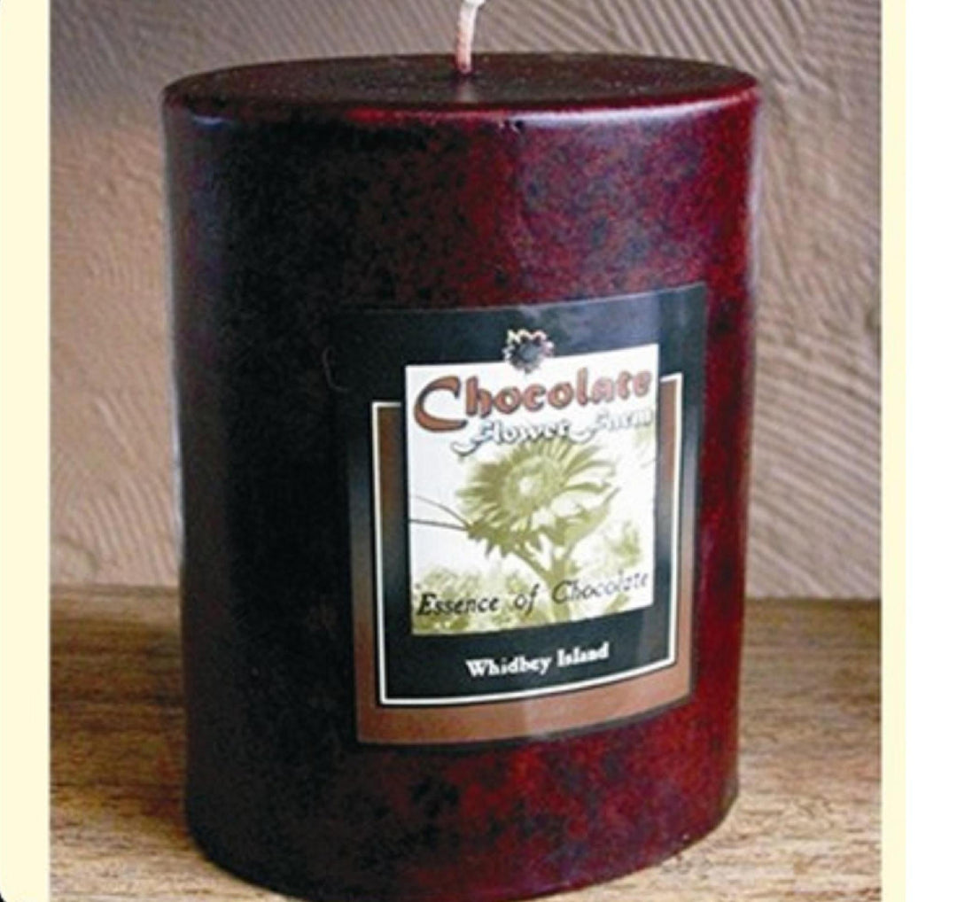 Essence of Chocolate Oval Pillar Candle
