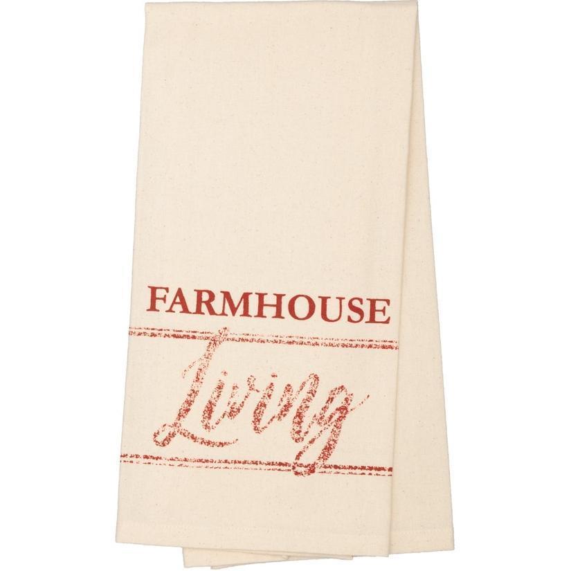 Farmhouse Living Tea Towel