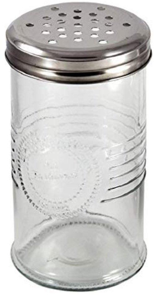 Fashioned Glass Cheese Shaker