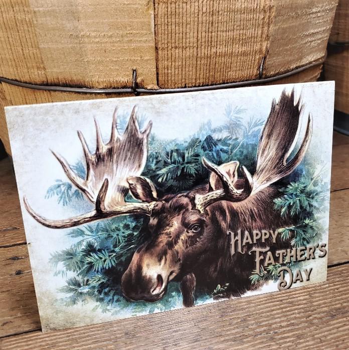 Father's Day Card Moose by Yesterday's Best