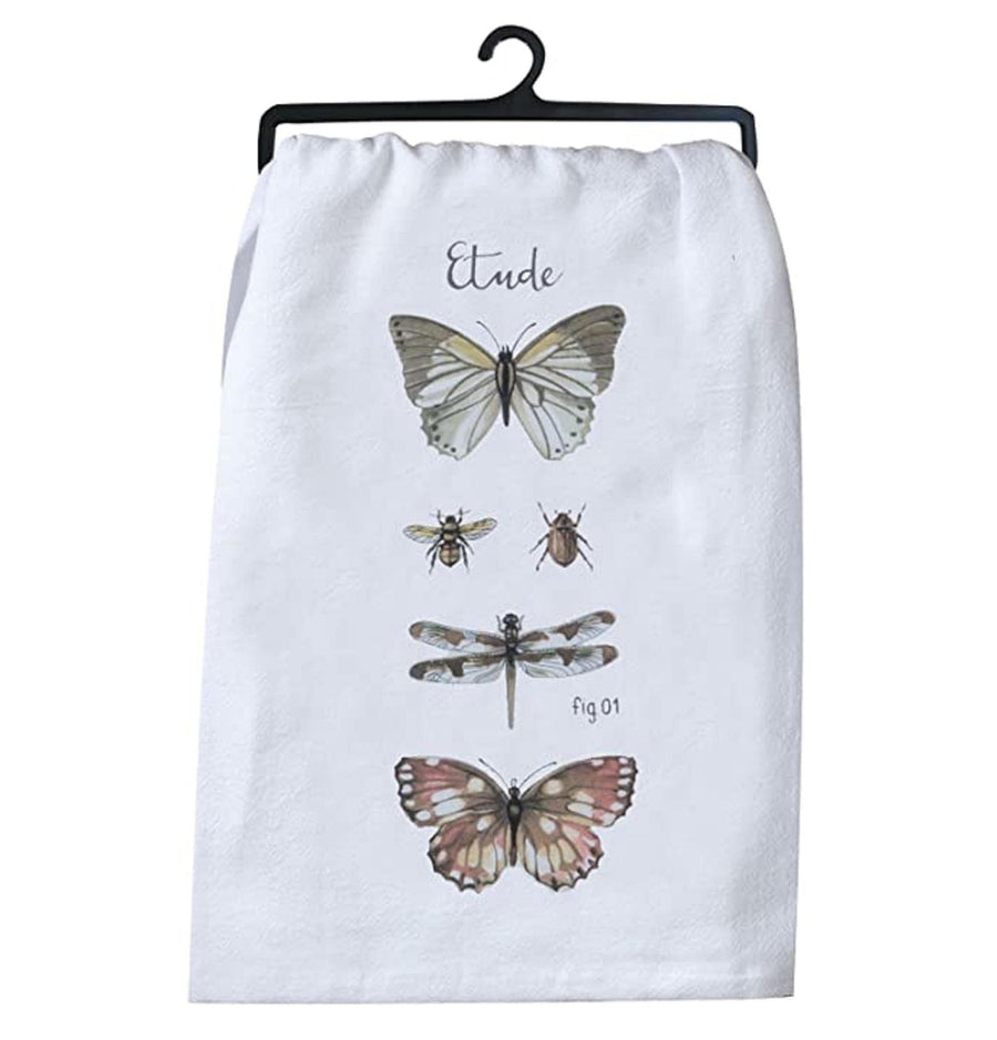Flour Sack Towel | Butterflies