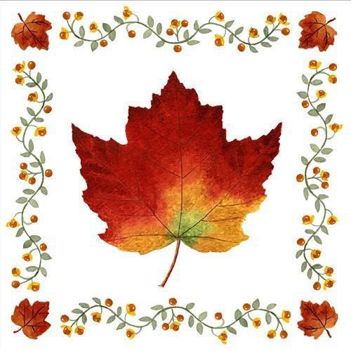 Flour Sack Towel Set | Fall Leaf