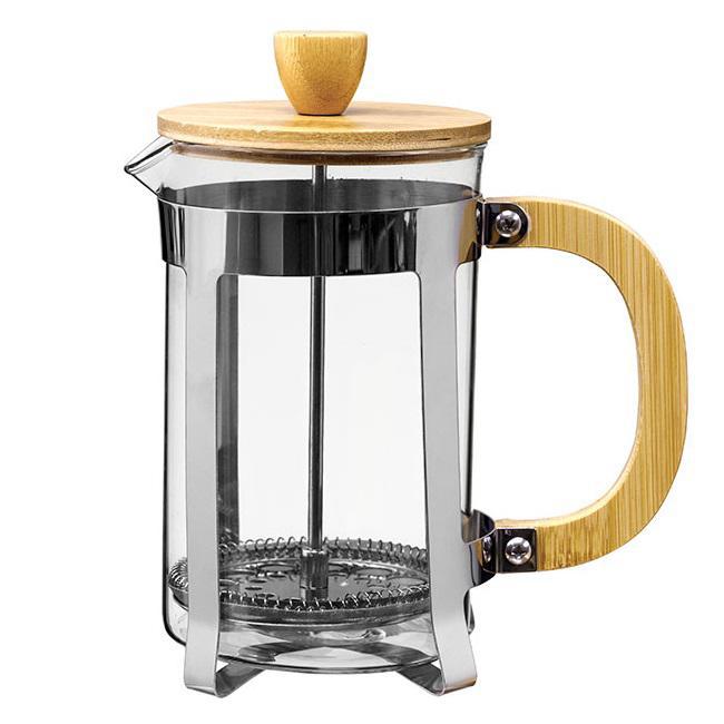 French Press with Bamboo Lid