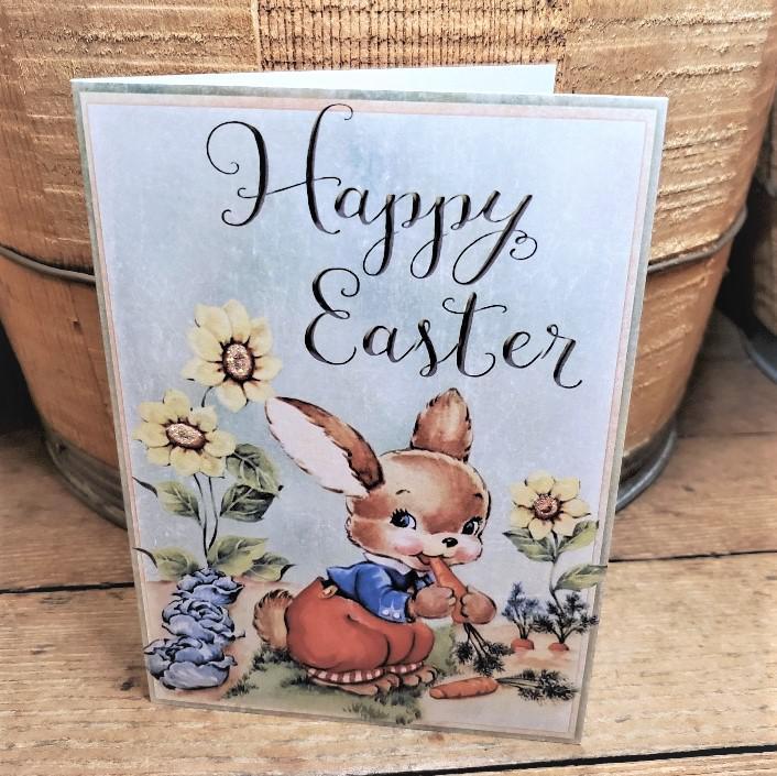 Garden Bunny Easter Card by Yesterday's Best