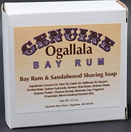 Genuine Ogallala Bay Rum Shaving Soap