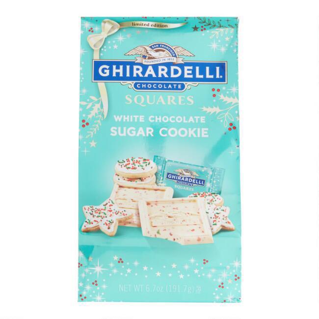 Ghirardelli White Chocolate Sugar Cookie Squares