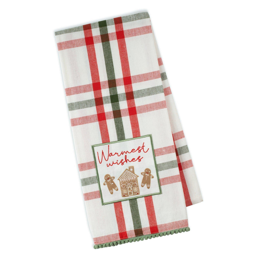 Gingerbread Embellished Kitchen Towel