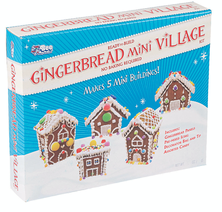 Gingerbread Mini Village Kit