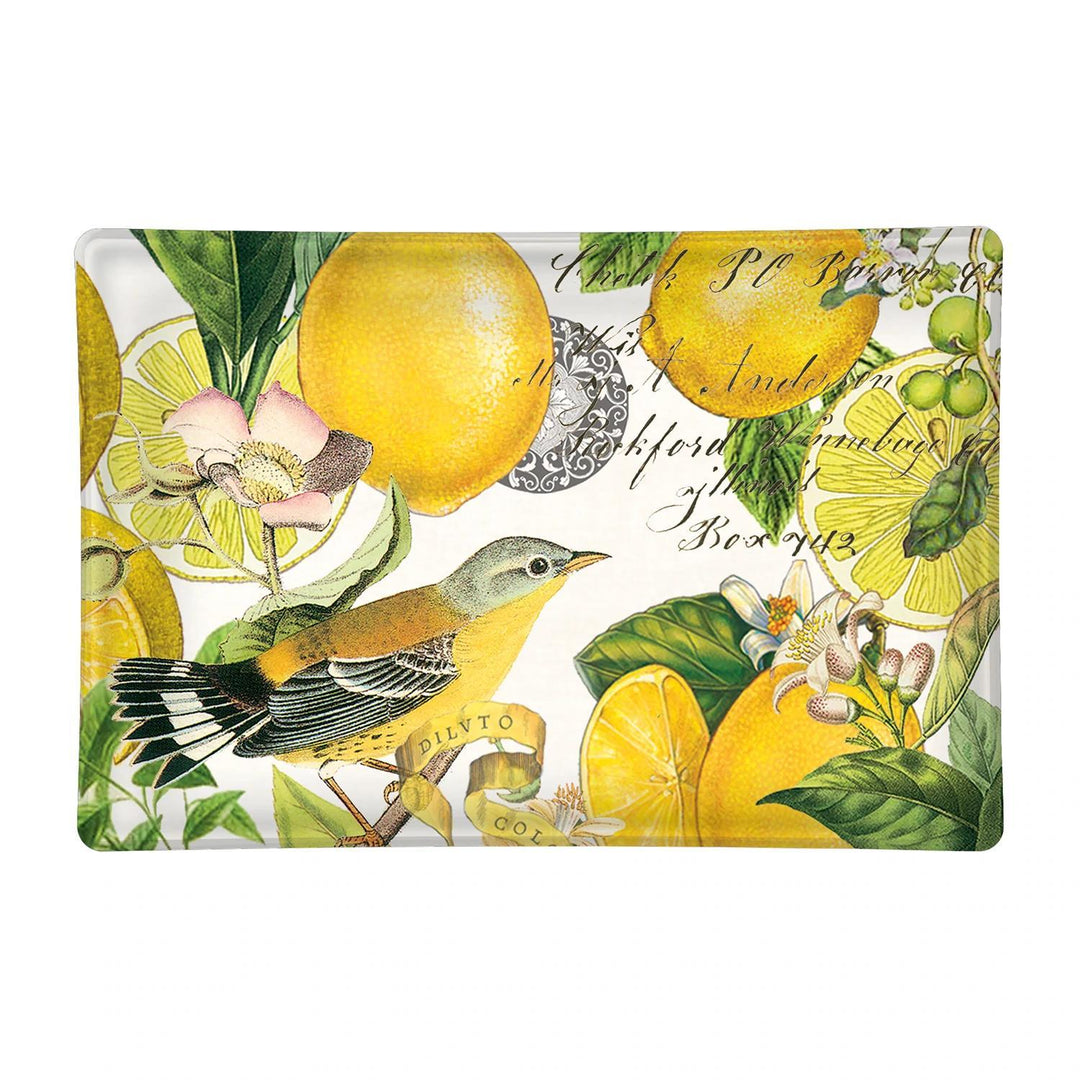 Glass Soap Dish | Lemon Basil