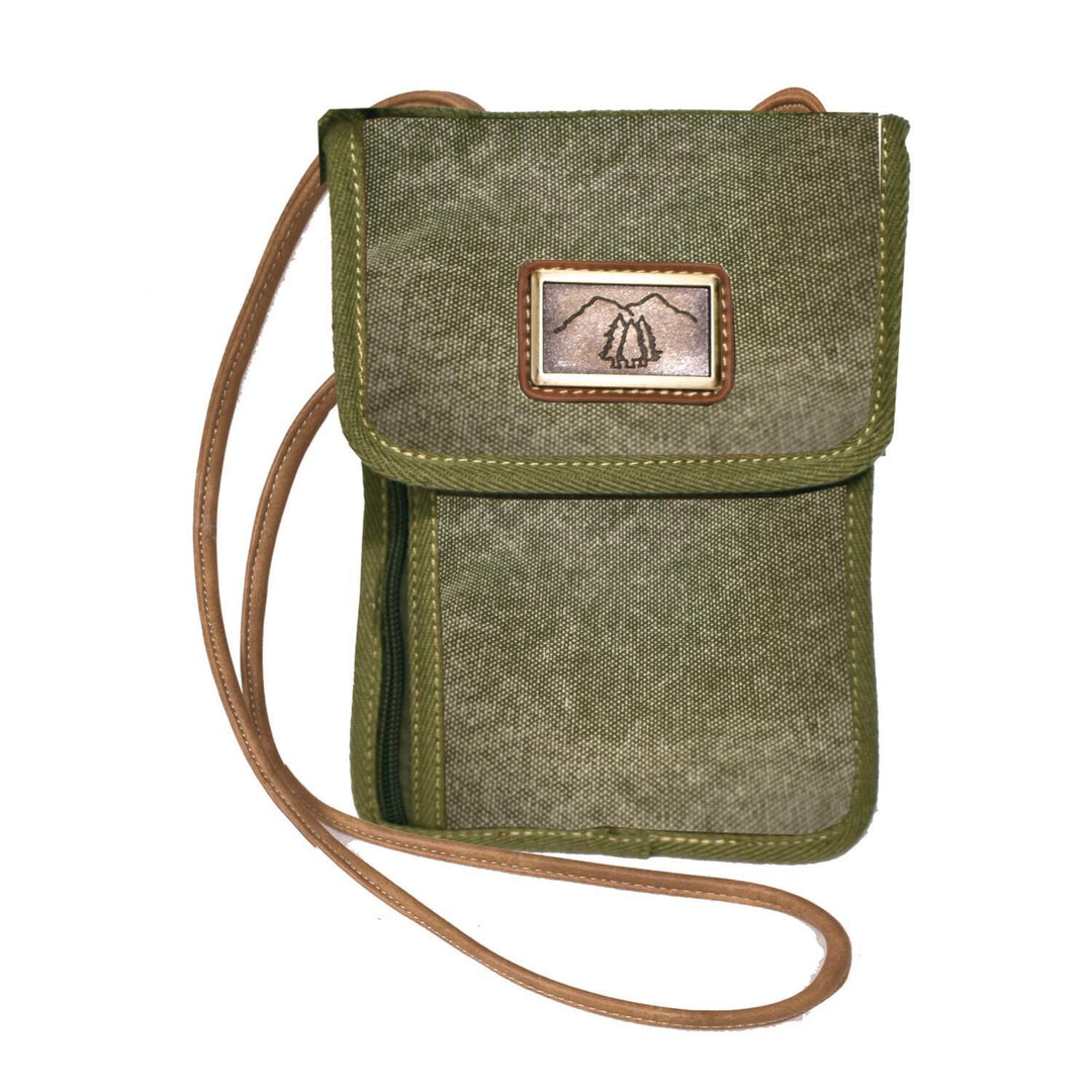Green Canvas Pouch Bag