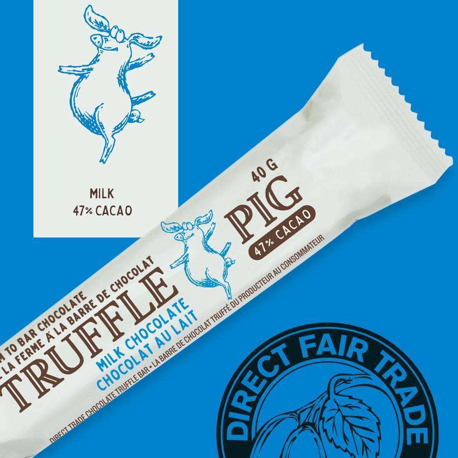 Hagensborg Truffle Pig Milk Chocolate Bar