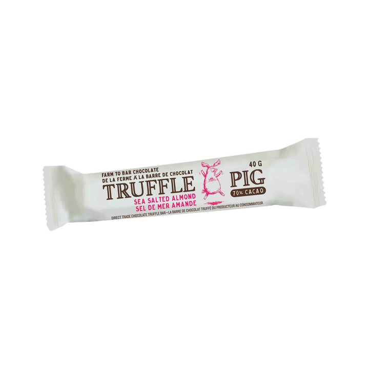 Hagensborg Truffle Pig Sea Dark Chocolate Bar Sea Salted Almond
