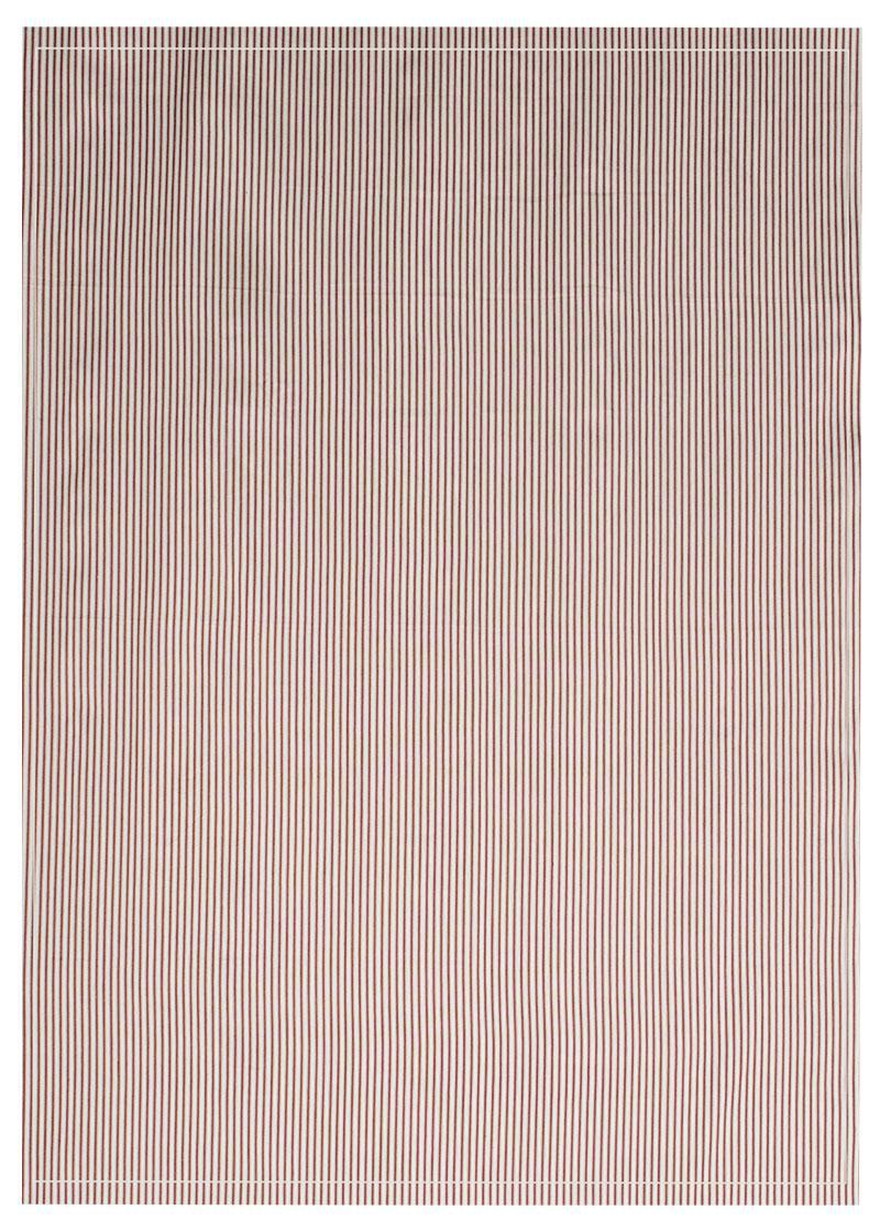 Heritage Lace Rectangle Tablecloth | Red & White Ticking