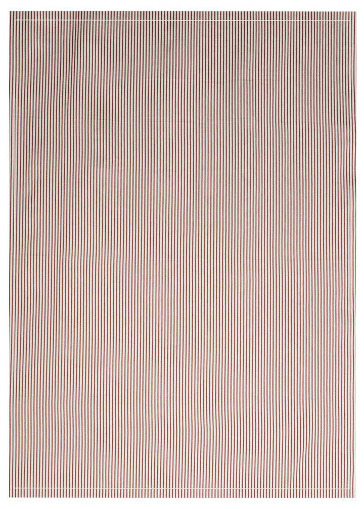 Heritage Lace Rectangle Tablecloth | Red & White Ticking