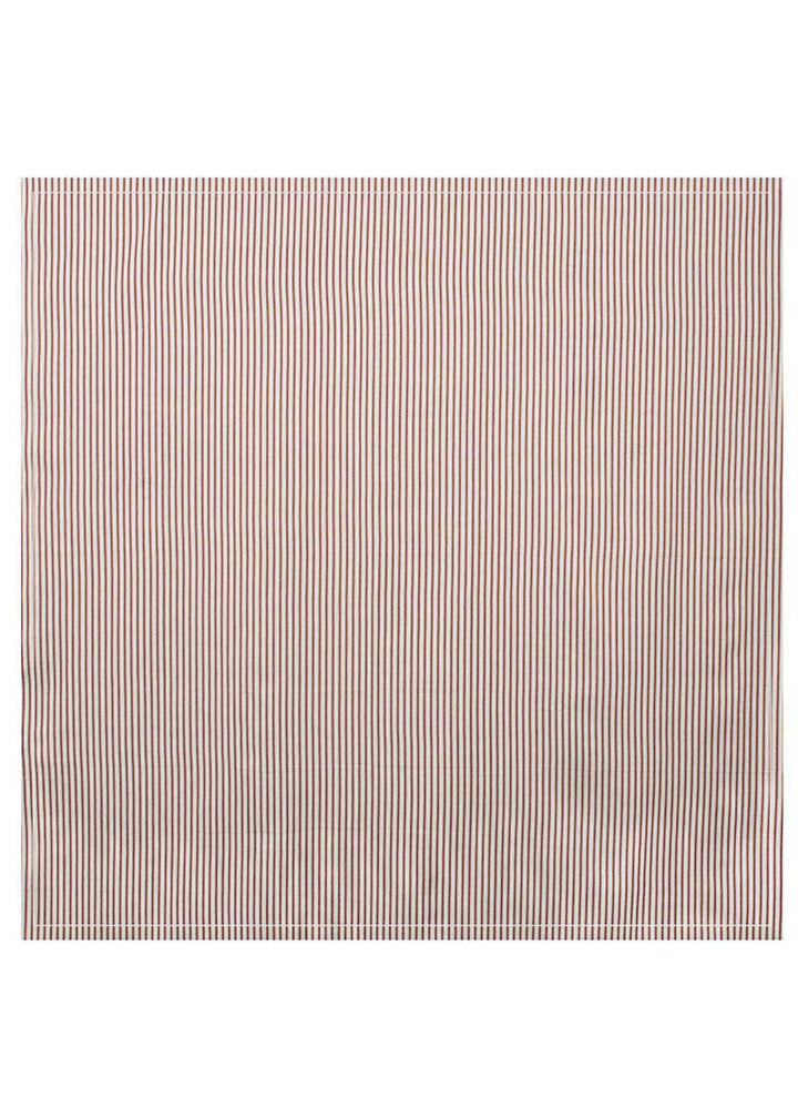 Heritage Lace Square Tablecloth | Red & White Ticking