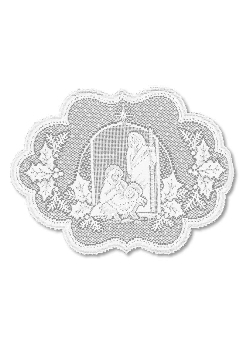 Heritage Lace Winter Placemat | Silent Night