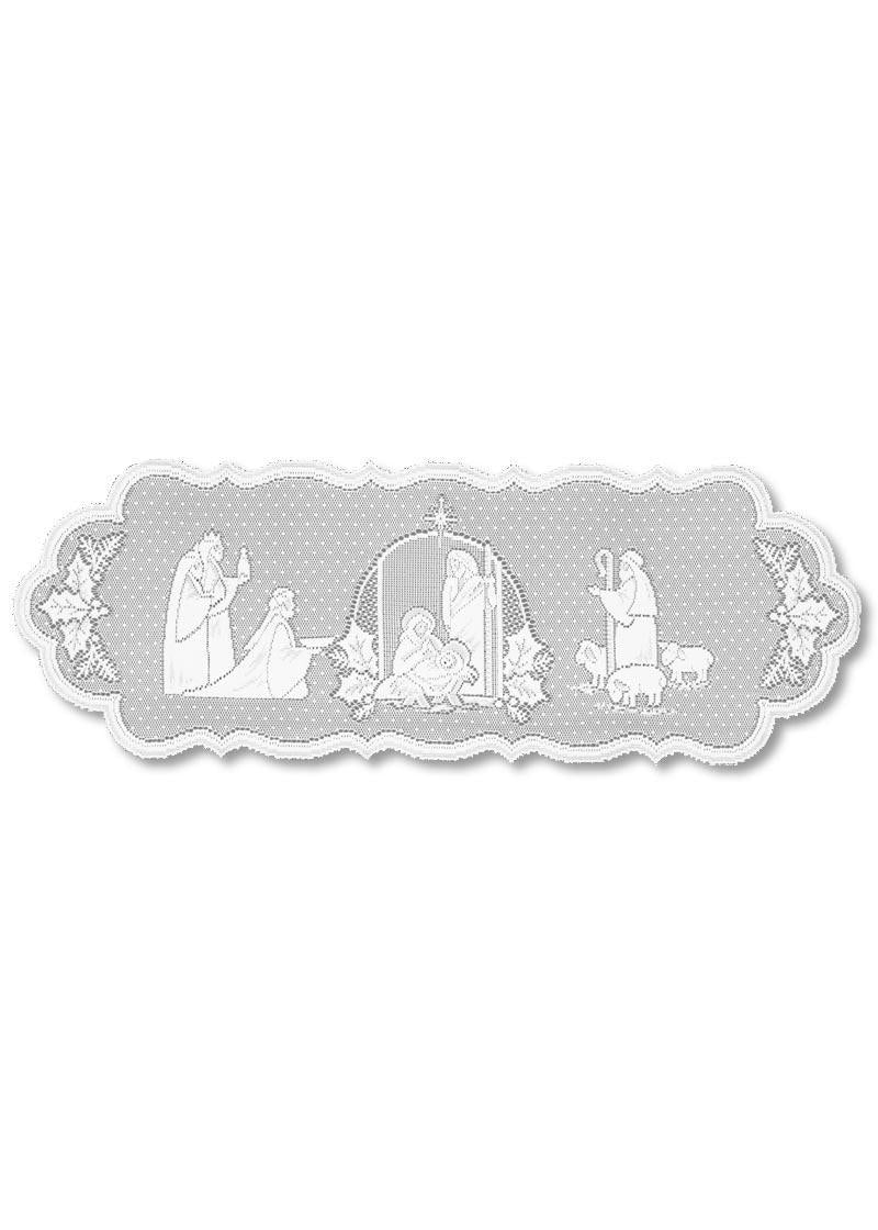 Heritage Lace Winter Table Runner | Silent Night