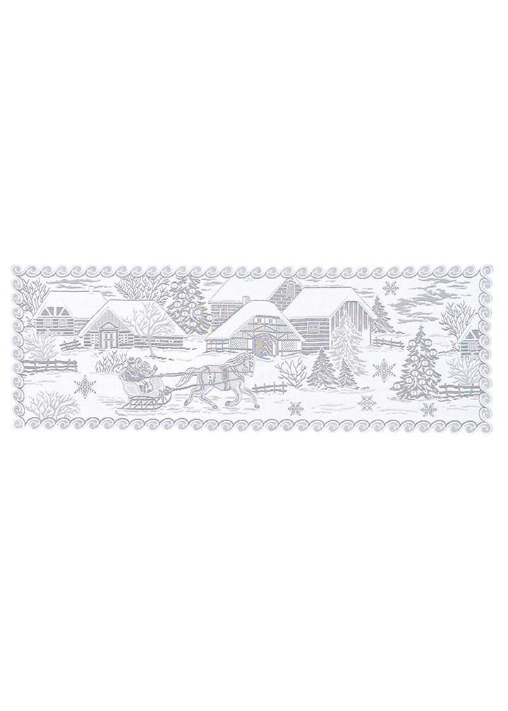 Heritage Lace Winter Table Runner| Sleigh Ride