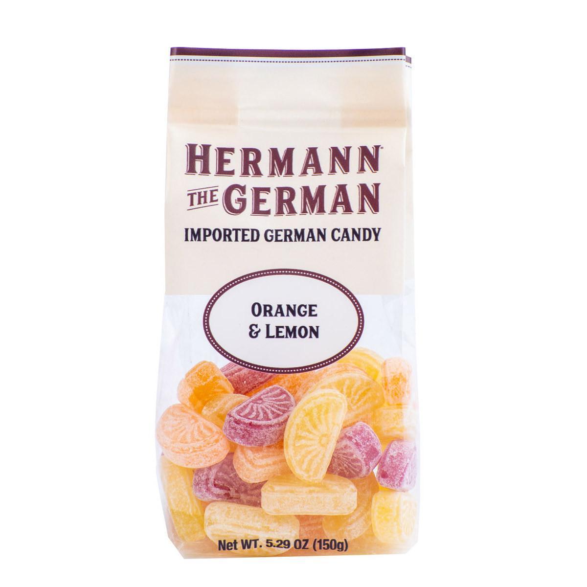 Hermann the German Orange & Lemon Candy