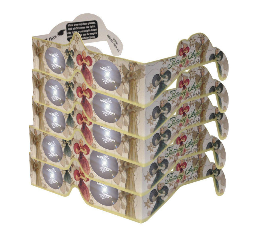 Holiday 3D Light Glasses | Fluttering Angels