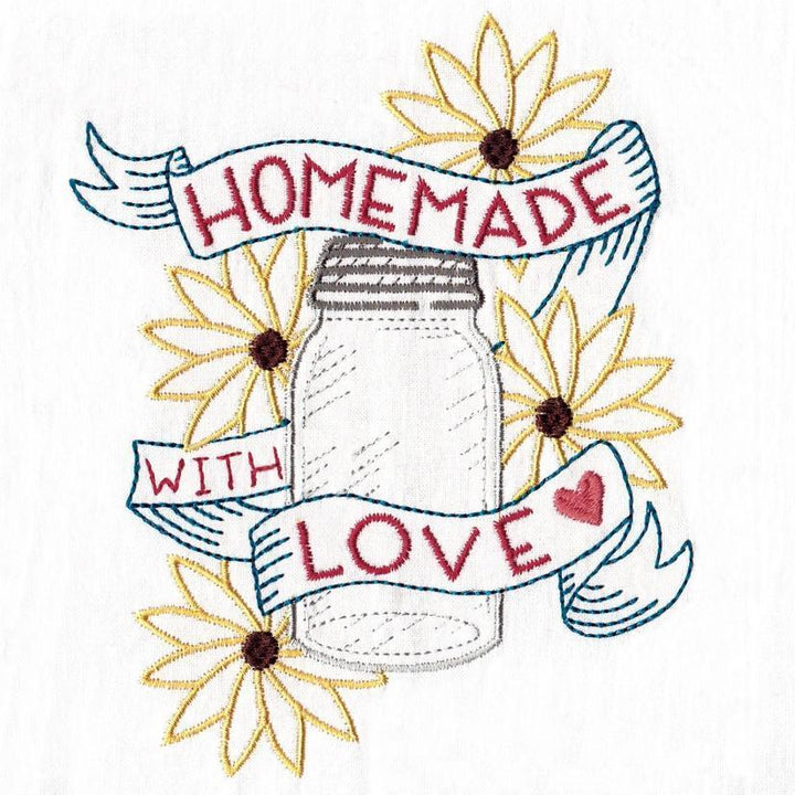 Homemade with Love Tea Towel