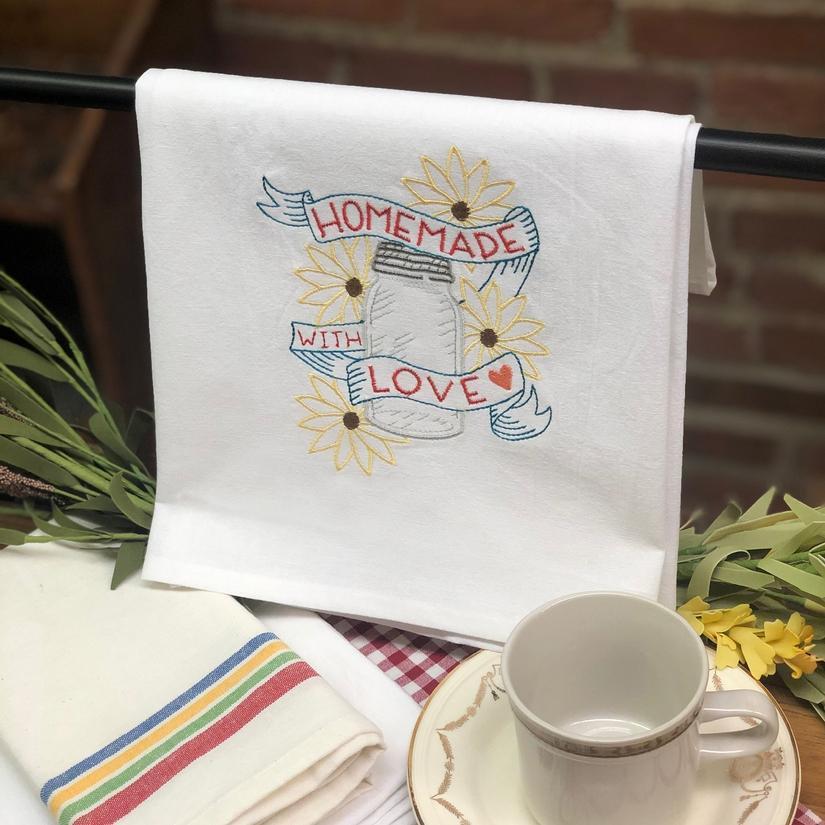 Homemade with Love Tea Towel