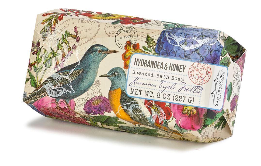 Hydrangea & Honey Scented Bath Soap